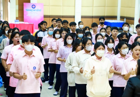 ภาพกิจกรรม  คณะวิทยาศาสตร์และเทคโนโลยี จัดค่ายวิทยาศาสตร์สัญจร ปีการศึกษา 2566  โรงเรียนวัชรวิทยา