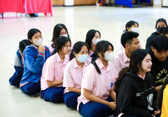 ภาพกิจกรรม  คณะวิทยาศาสตร์และเทคโนโลยี จัดค่ายวิทยาศาสตร์สัญจร ปีการศึกษา 2566  โรงเรียนวัชรวิทยา