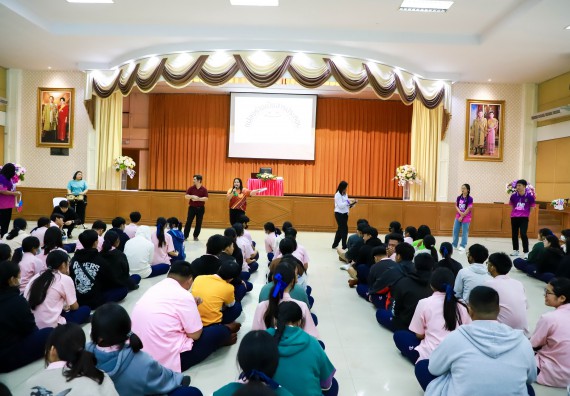 ภาพกิจกรรม  คณะวิทยาศาสตร์และเทคโนโลยี จัดค่ายวิทยาศาสตร์สัญจร ปีการศึกษา 2566  โรงเรียนวัชรวิทยา