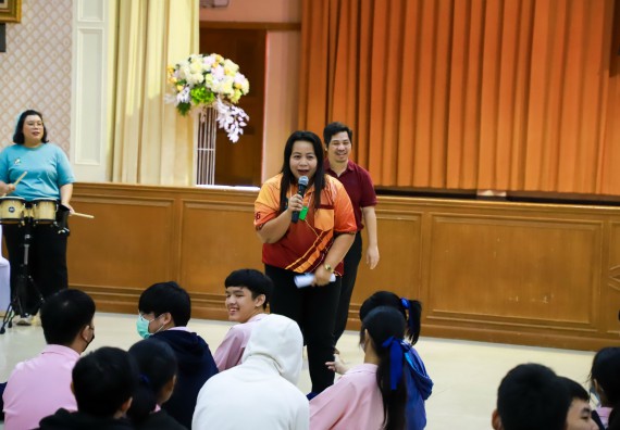 ภาพกิจกรรม  คณะวิทยาศาสตร์และเทคโนโลยี จัดค่ายวิทยาศาสตร์สัญจร ปีการศึกษา 2566  โรงเรียนวัชรวิทยา