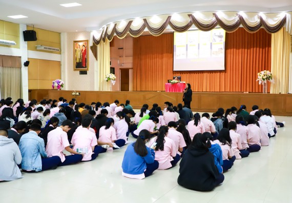 ภาพกิจกรรม  คณะวิทยาศาสตร์และเทคโนโลยี จัดค่ายวิทยาศาสตร์สัญจร ปีการศึกษา 2566  โรงเรียนวัชรวิทยา