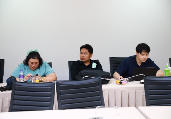 ภาพกิจกรรม  คณะวิทยาศาสตร์และเทคโนโลยี จัดกิจกรรมอบรมเชิงปฏิบัติการและแลกเปลี่ยนเรียนรู้การพัฒนางานวิจัยจากการบริการวิชาการและการพัฒนาข้อเสนอโครงการวิจัยเชิงพื้นที่