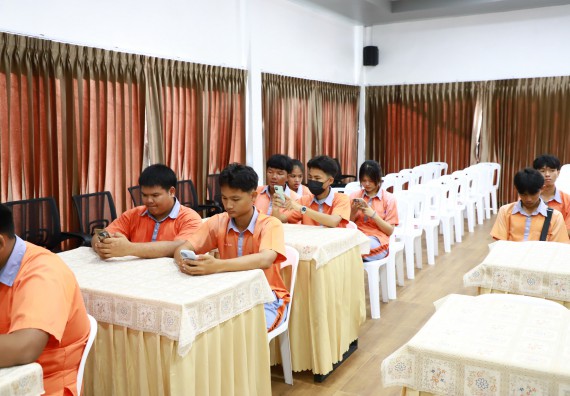 ภาพกิจกรรม  คณะวิทยาศาสตร์และเทคโนโลยี จัดค่ายวิทยาศาสตร์สัญจร ปีการศึกษา 2566  โรงเรียนคณฑีพิทยาคม