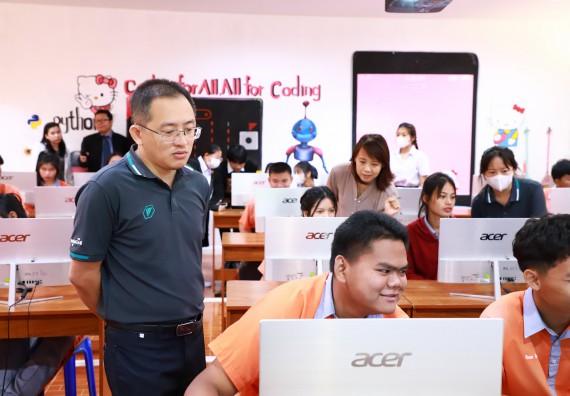 ภาพกิจกรรม  คณะวิทยาศาสตร์และเทคโนโลยี จัดค่ายวิทยาศาสตร์สัญจร ปีการศึกษา 2566  โรงเรียนคณฑีพิทยาคม