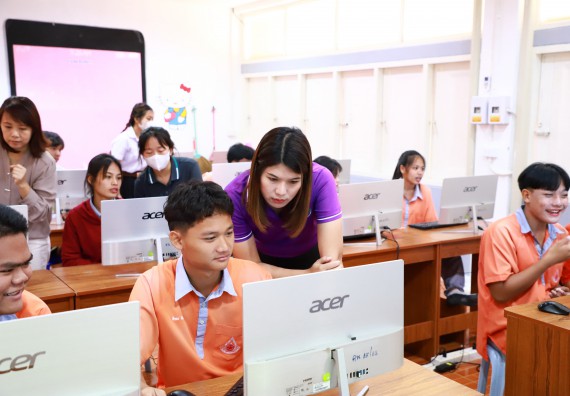 ภาพกิจกรรม  คณะวิทยาศาสตร์และเทคโนโลยี จัดค่ายวิทยาศาสตร์สัญจร ปีการศึกษา 2566  โรงเรียนคณฑีพิทยาคม