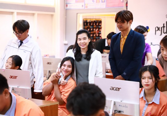 ภาพกิจกรรม  คณะวิทยาศาสตร์และเทคโนโลยี จัดค่ายวิทยาศาสตร์สัญจร ปีการศึกษา 2566  โรงเรียนคณฑีพิทยาคม