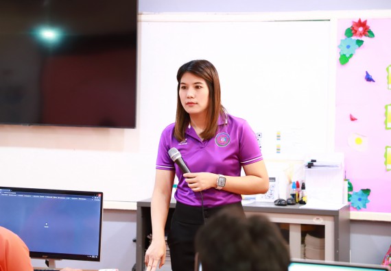 ภาพกิจกรรม  คณะวิทยาศาสตร์และเทคโนโลยี จัดค่ายวิทยาศาสตร์สัญจร ปีการศึกษา 2566  โรงเรียนคณฑีพิทยาคม