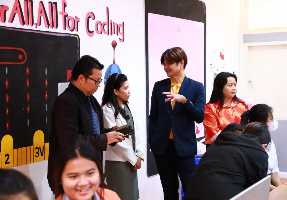 ภาพกิจกรรม  คณะวิทยาศาสตร์และเทคโนโลยี จัดค่ายวิทยาศาสตร์สัญจร ปีการศึกษา 2566  โรงเรียนคณฑีพิทยาคม