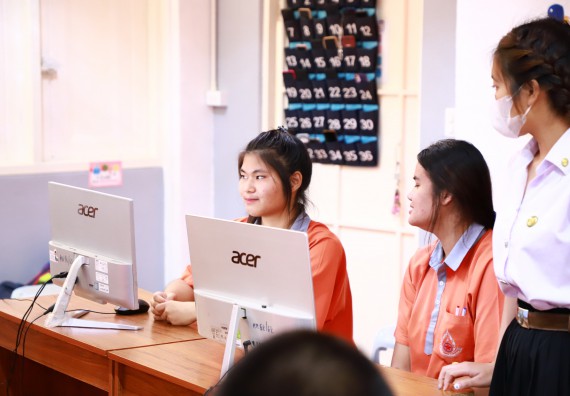 ภาพกิจกรรม  คณะวิทยาศาสตร์และเทคโนโลยี จัดค่ายวิทยาศาสตร์สัญจร ปีการศึกษา 2566  โรงเรียนคณฑีพิทยาคม