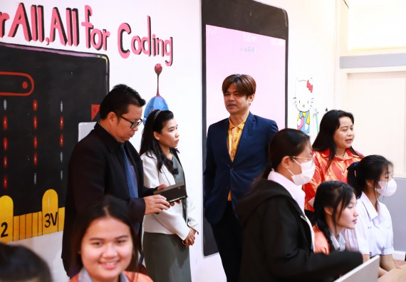 ภาพกิจกรรม  คณะวิทยาศาสตร์และเทคโนโลยี จัดค่ายวิทยาศาสตร์สัญจร ปีการศึกษา 2566  โรงเรียนคณฑีพิทยาคม