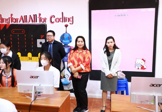 ภาพกิจกรรม  คณะวิทยาศาสตร์และเทคโนโลยี จัดค่ายวิทยาศาสตร์สัญจร ปีการศึกษา 2566  โรงเรียนคณฑีพิทยาคม