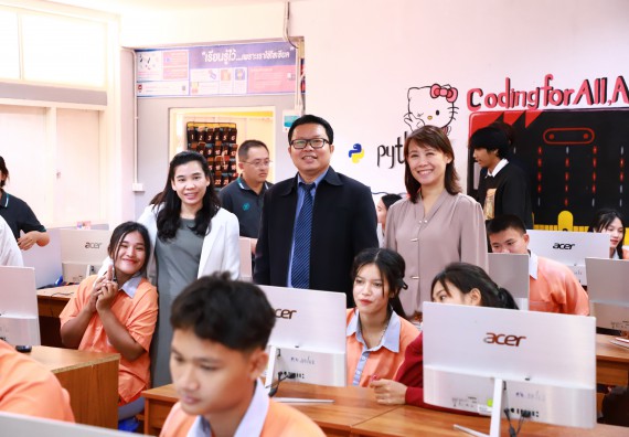 ภาพกิจกรรม  คณะวิทยาศาสตร์และเทคโนโลยี จัดค่ายวิทยาศาสตร์สัญจร ปีการศึกษา 2566  โรงเรียนคณฑีพิทยาคม