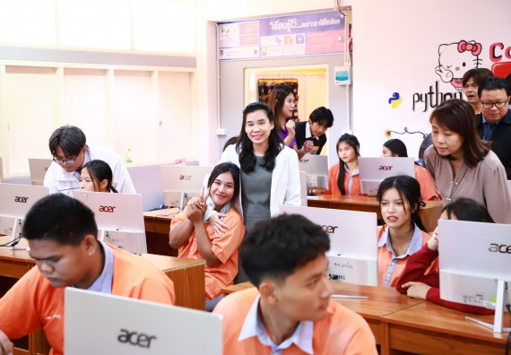 ภาพกิจกรรม  คณะวิทยาศาสตร์และเทคโนโลยี จัดค่ายวิทยาศาสตร์สัญจร ปีการศึกษา 2566  โรงเรียนคณฑีพิทยาคม