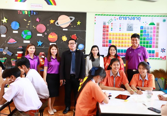 ภาพกิจกรรม  คณะวิทยาศาสตร์และเทคโนโลยี จัดค่ายวิทยาศาสตร์สัญจร ปีการศึกษา 2566  โรงเรียนคณฑีพิทยาคม