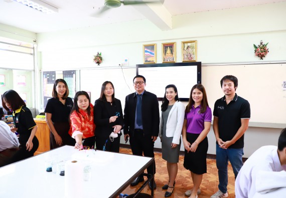 ภาพกิจกรรม  คณะวิทยาศาสตร์และเทคโนโลยี จัดค่ายวิทยาศาสตร์สัญจร ปีการศึกษา 2566  โรงเรียนคณฑีพิทยาคม