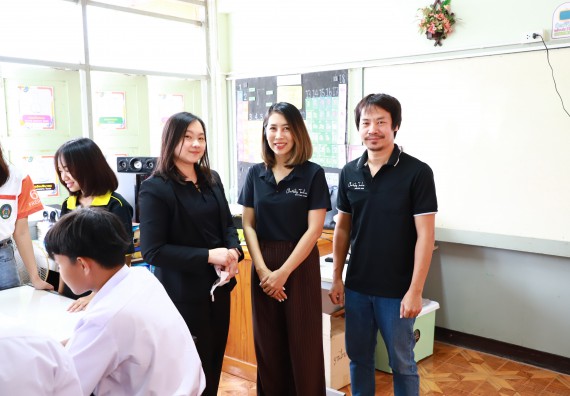 ภาพกิจกรรม  คณะวิทยาศาสตร์และเทคโนโลยี จัดค่ายวิทยาศาสตร์สัญจร ปีการศึกษา 2566  โรงเรียนคณฑีพิทยาคม