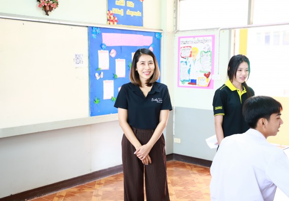 ภาพกิจกรรม  คณะวิทยาศาสตร์และเทคโนโลยี จัดค่ายวิทยาศาสตร์สัญจร ปีการศึกษา 2566  โรงเรียนคณฑีพิทยาคม