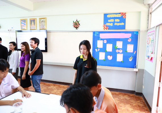 ภาพกิจกรรม  คณะวิทยาศาสตร์และเทคโนโลยี จัดค่ายวิทยาศาสตร์สัญจร ปีการศึกษา 2566  โรงเรียนคณฑีพิทยาคม