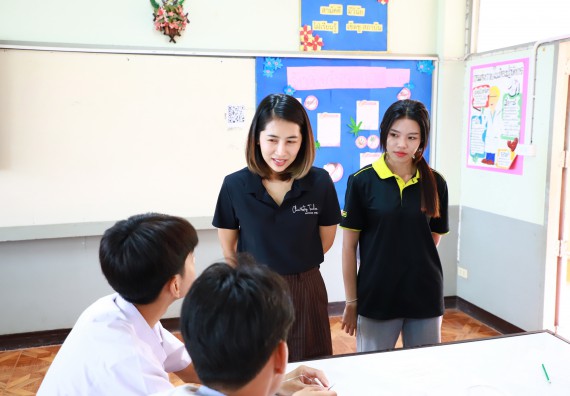 ภาพกิจกรรม  คณะวิทยาศาสตร์และเทคโนโลยี จัดค่ายวิทยาศาสตร์สัญจร ปีการศึกษา 2566  โรงเรียนคณฑีพิทยาคม