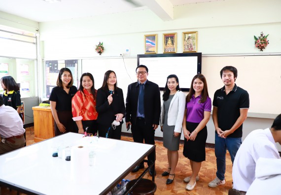 ภาพกิจกรรม  คณะวิทยาศาสตร์และเทคโนโลยี จัดค่ายวิทยาศาสตร์สัญจร ปีการศึกษา 2566  โรงเรียนคณฑีพิทยาคม