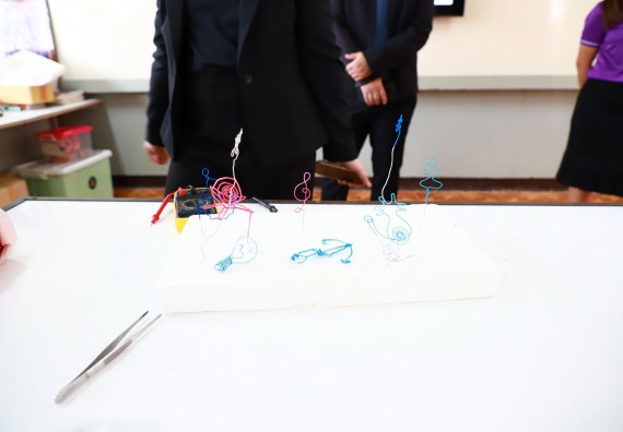 ภาพกิจกรรม  คณะวิทยาศาสตร์และเทคโนโลยี จัดค่ายวิทยาศาสตร์สัญจร ปีการศึกษา 2566  โรงเรียนคณฑีพิทยาคม