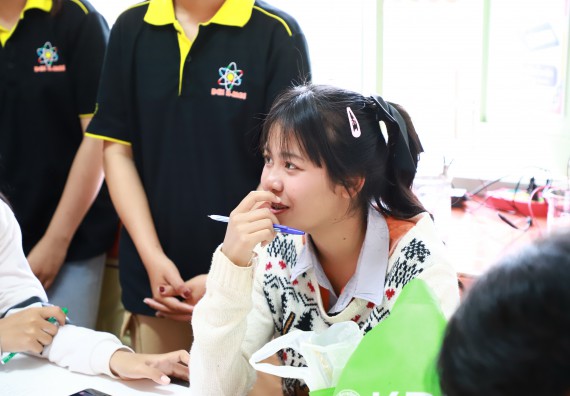 ภาพกิจกรรม  คณะวิทยาศาสตร์และเทคโนโลยี จัดค่ายวิทยาศาสตร์สัญจร ปีการศึกษา 2566  โรงเรียนคณฑีพิทยาคม