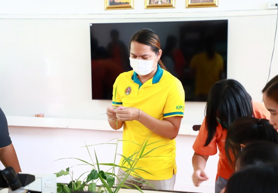 ภาพกิจกรรม  คณะวิทยาศาสตร์และเทคโนโลยี จัดค่ายวิทยาศาสตร์สัญจร ปีการศึกษา 2566  โรงเรียนคณฑีพิทยาคม