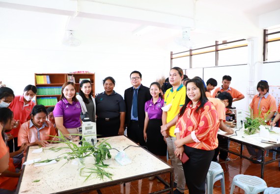 ภาพกิจกรรม  คณะวิทยาศาสตร์และเทคโนโลยี จัดค่ายวิทยาศาสตร์สัญจร ปีการศึกษา 2566  โรงเรียนคณฑีพิทยาคม