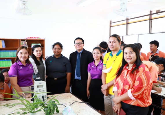 ภาพกิจกรรม  คณะวิทยาศาสตร์และเทคโนโลยี จัดค่ายวิทยาศาสตร์สัญจร ปีการศึกษา 2566  โรงเรียนคณฑีพิทยาคม