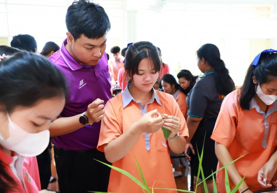 ภาพกิจกรรม  คณะวิทยาศาสตร์และเทคโนโลยี จัดค่ายวิทยาศาสตร์สัญจร ปีการศึกษา 2566  โรงเรียนคณฑีพิทยาคม