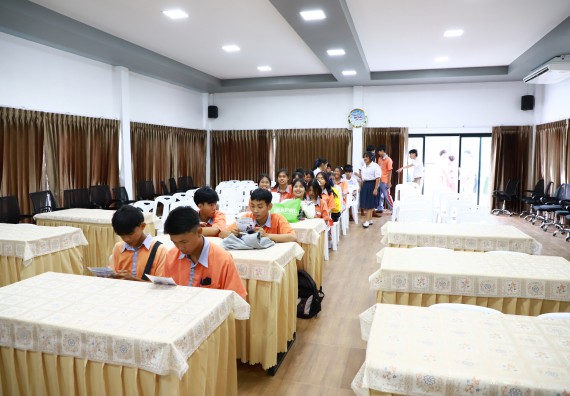 ภาพกิจกรรม  คณะวิทยาศาสตร์และเทคโนโลยี จัดค่ายวิทยาศาสตร์สัญจร ปีการศึกษา 2566  โรงเรียนคณฑีพิทยาคม