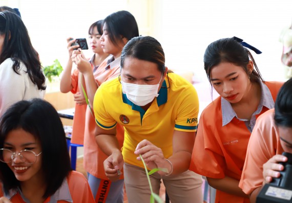 ภาพกิจกรรม  คณะวิทยาศาสตร์และเทคโนโลยี จัดค่ายวิทยาศาสตร์สัญจร ปีการศึกษา 2566  โรงเรียนคณฑีพิทยาคม