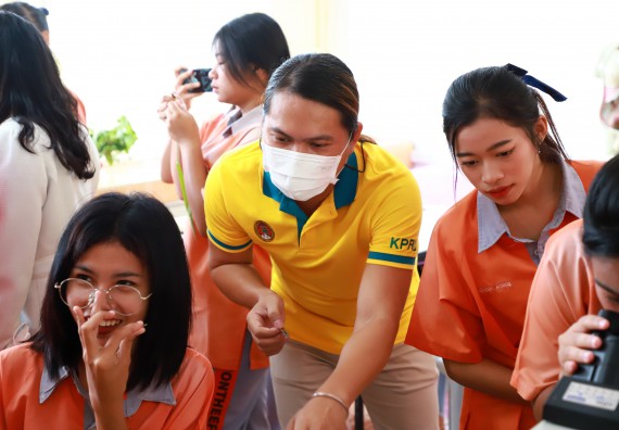 ภาพกิจกรรม  คณะวิทยาศาสตร์และเทคโนโลยี จัดค่ายวิทยาศาสตร์สัญจร ปีการศึกษา 2566  โรงเรียนคณฑีพิทยาคม