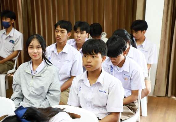 ภาพกิจกรรม  คณะวิทยาศาสตร์และเทคโนโลยี จัดค่ายวิทยาศาสตร์สัญจร ปีการศึกษา 2566  โรงเรียนคณฑีพิทยาคม