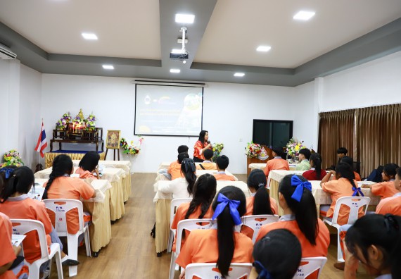 ภาพกิจกรรม  คณะวิทยาศาสตร์และเทคโนโลยี จัดค่ายวิทยาศาสตร์สัญจร ปีการศึกษา 2566  โรงเรียนคณฑีพิทยาคม