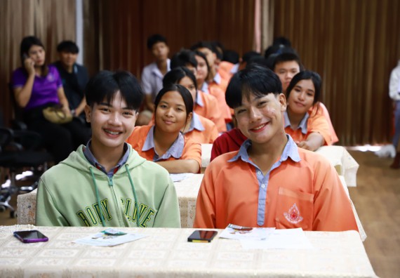 ภาพกิจกรรม  คณะวิทยาศาสตร์และเทคโนโลยี จัดค่ายวิทยาศาสตร์สัญจร ปีการศึกษา 2566  โรงเรียนคณฑีพิทยาคม