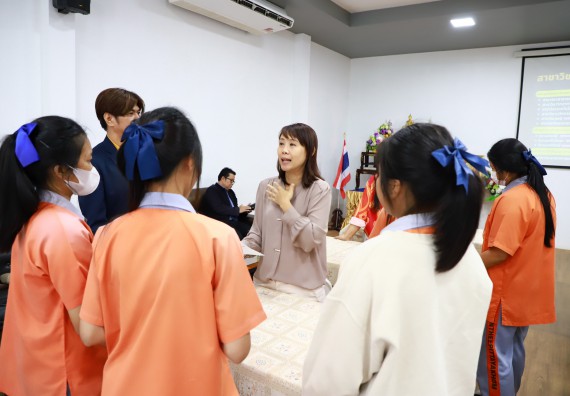 ภาพกิจกรรม  คณะวิทยาศาสตร์และเทคโนโลยี จัดค่ายวิทยาศาสตร์สัญจร ปีการศึกษา 2566  โรงเรียนคณฑีพิทยาคม