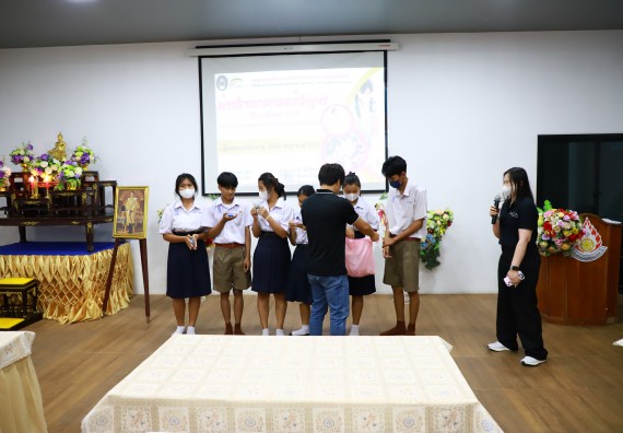 ภาพกิจกรรม  คณะวิทยาศาสตร์และเทคโนโลยี จัดค่ายวิทยาศาสตร์สัญจร ปีการศึกษา 2566  โรงเรียนคณฑีพิทยาคม