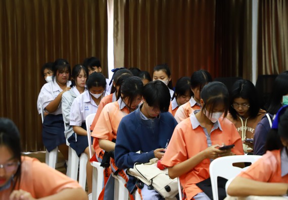 ภาพกิจกรรม  คณะวิทยาศาสตร์และเทคโนโลยี จัดค่ายวิทยาศาสตร์สัญจร ปีการศึกษา 2566  โรงเรียนคณฑีพิทยาคม