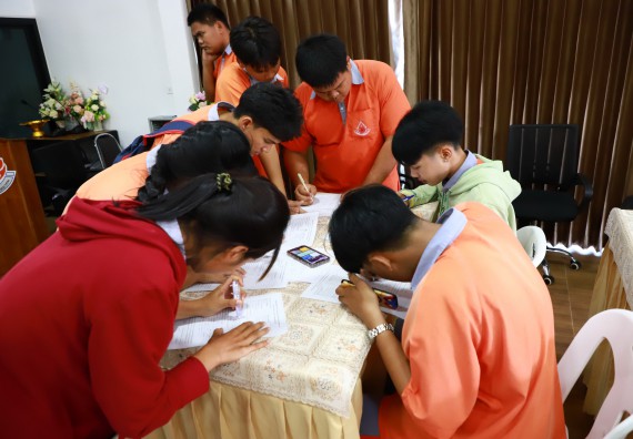 ภาพกิจกรรม  คณะวิทยาศาสตร์และเทคโนโลยี จัดค่ายวิทยาศาสตร์สัญจร ปีการศึกษา 2566  โรงเรียนคณฑีพิทยาคม