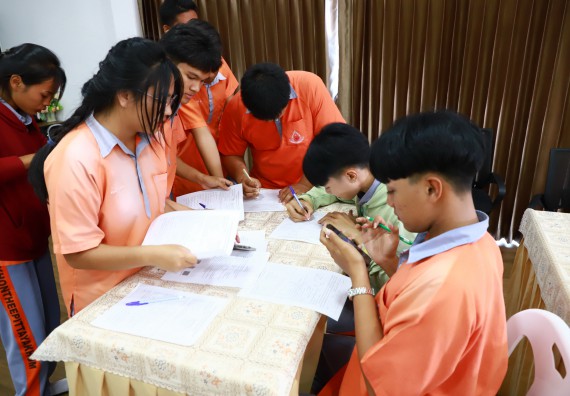 ภาพกิจกรรม  คณะวิทยาศาสตร์และเทคโนโลยี จัดค่ายวิทยาศาสตร์สัญจร ปีการศึกษา 2566  โรงเรียนคณฑีพิทยาคม