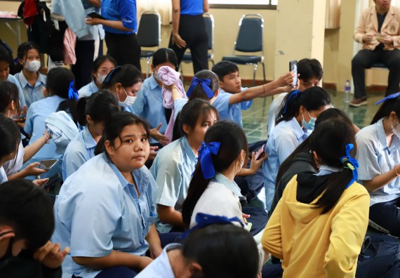 ภาพกิจกรรม  คณะวิทยาศาสตร์และเทคโนโลยี จัดค่ายวิทยาศาสตร์สัญจร ปีการศึกษา 2566  โรงเรียนพิไกรวิทยา