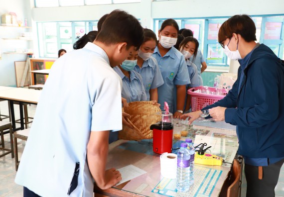 ภาพกิจกรรม  คณะวิทยาศาสตร์และเทคโนโลยี จัดค่ายวิทยาศาสตร์สัญจร ปีการศึกษา 2566  โรงเรียนพิไกรวิทยา