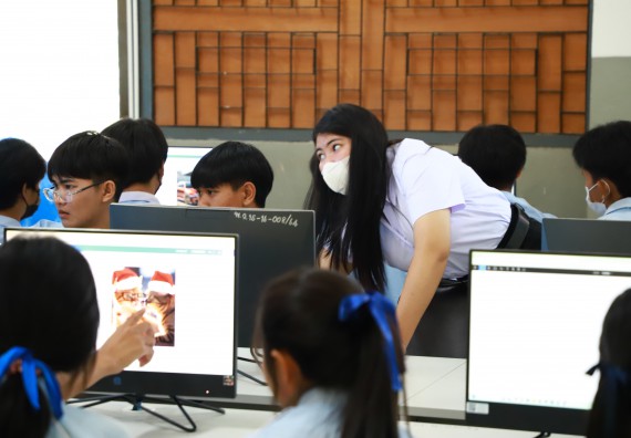 ภาพกิจกรรม  คณะวิทยาศาสตร์และเทคโนโลยี จัดค่ายวิทยาศาสตร์สัญจร ปีการศึกษา 2566  โรงเรียนพิไกรวิทยา