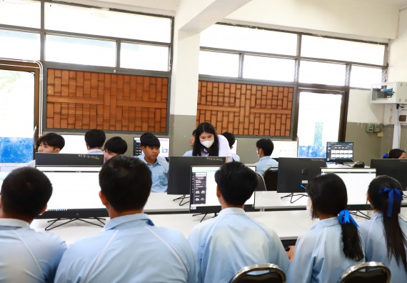 ภาพกิจกรรม  คณะวิทยาศาสตร์และเทคโนโลยี จัดค่ายวิทยาศาสตร์สัญจร ปีการศึกษา 2566  โรงเรียนพิไกรวิทยา