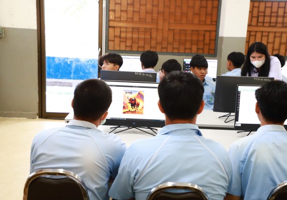 ภาพกิจกรรม  คณะวิทยาศาสตร์และเทคโนโลยี จัดค่ายวิทยาศาสตร์สัญจร ปีการศึกษา 2566  โรงเรียนพิไกรวิทยา