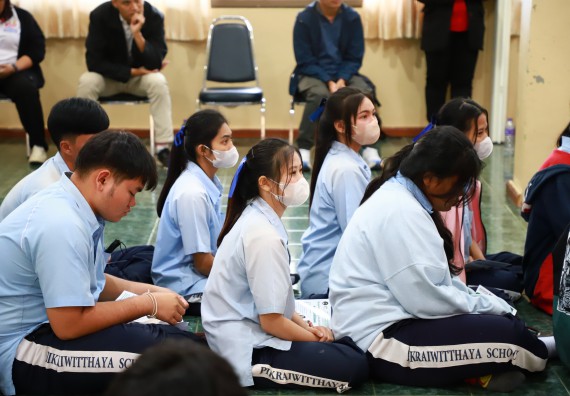 ภาพกิจกรรม  คณะวิทยาศาสตร์และเทคโนโลยี จัดค่ายวิทยาศาสตร์สัญจร ปีการศึกษา 2566  โรงเรียนพิไกรวิทยา