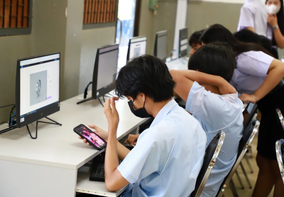 ภาพกิจกรรม  คณะวิทยาศาสตร์และเทคโนโลยี จัดค่ายวิทยาศาสตร์สัญจร ปีการศึกษา 2566  โรงเรียนพิไกรวิทยา