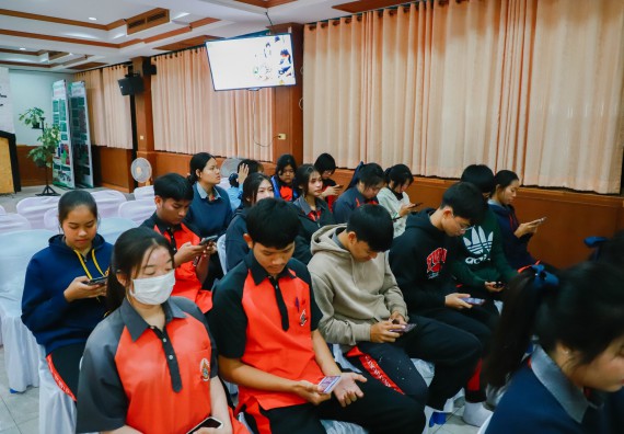 ภาพกิจกรรม  คณะวิทยาศาสตร์และเทคโนโลยี จัดค่ายวิทยาศาสตร์สัญจร ปีการศึกษา 2566  โรงเรียนวังแขมวิทยาคม