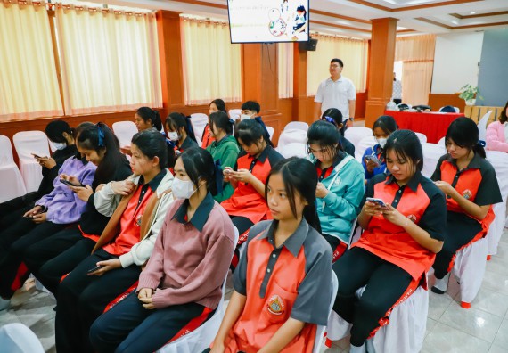 ภาพกิจกรรม  คณะวิทยาศาสตร์และเทคโนโลยี จัดค่ายวิทยาศาสตร์สัญจร ปีการศึกษา 2566  โรงเรียนวังแขมวิทยาคม